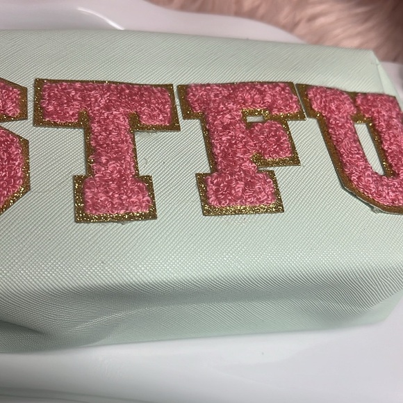 STFU Varsity Letter Makeup Bag - Picture 8 of 10